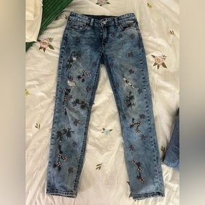 Lucky jeans, flower print